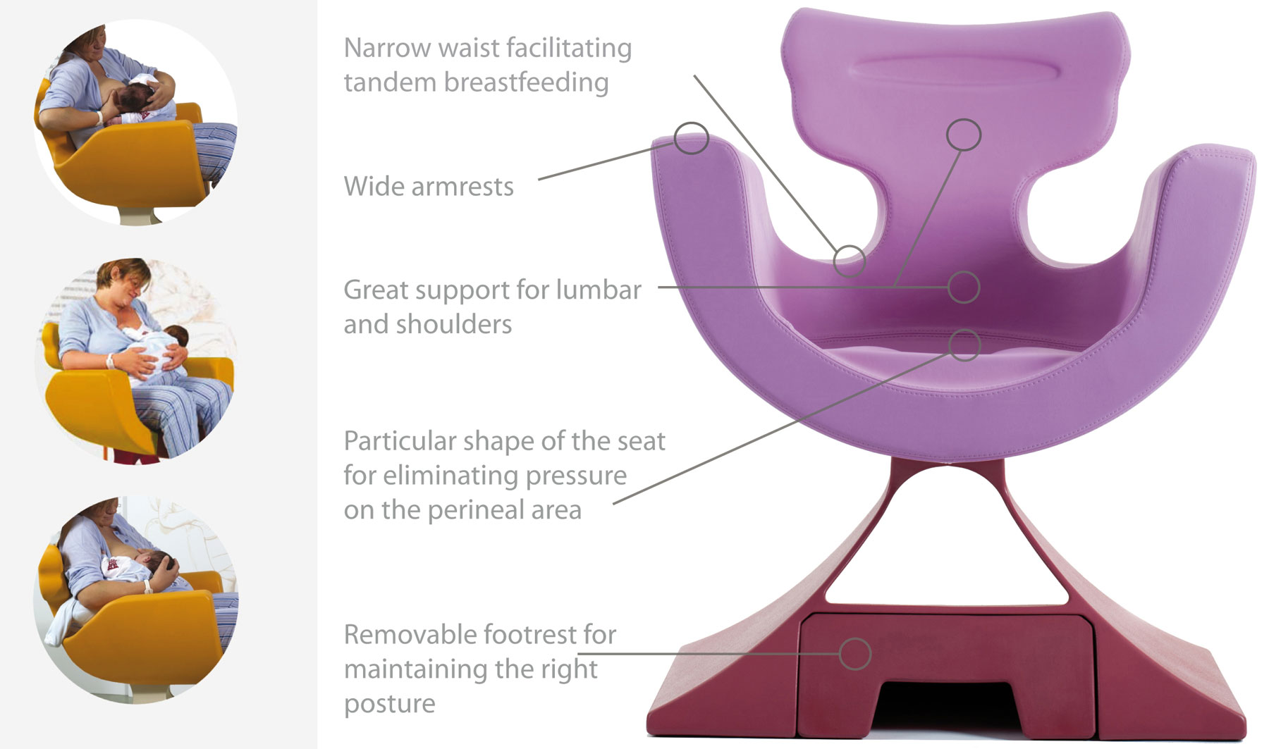 Sillón de lactancia MIMMAMÀ - Tacklen Medical Technology