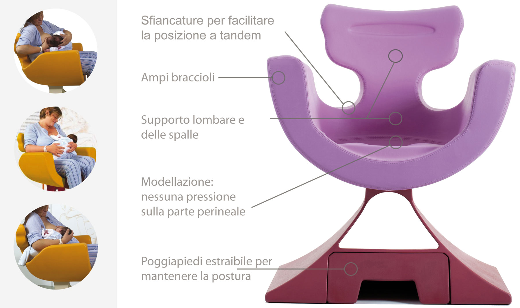 Poltrona per Allattamento - MimmaMà - Leura